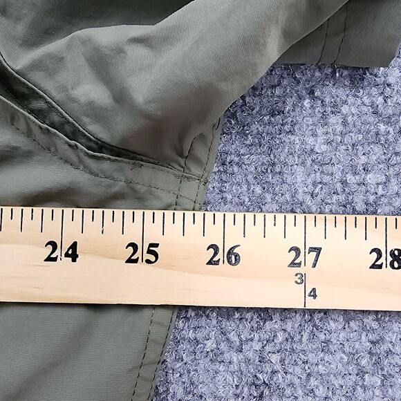 Wrangler Shirt Mens XL Green Short Sleeve Regular Fit Button Down Hiking Pockets - Picture 5 of 16